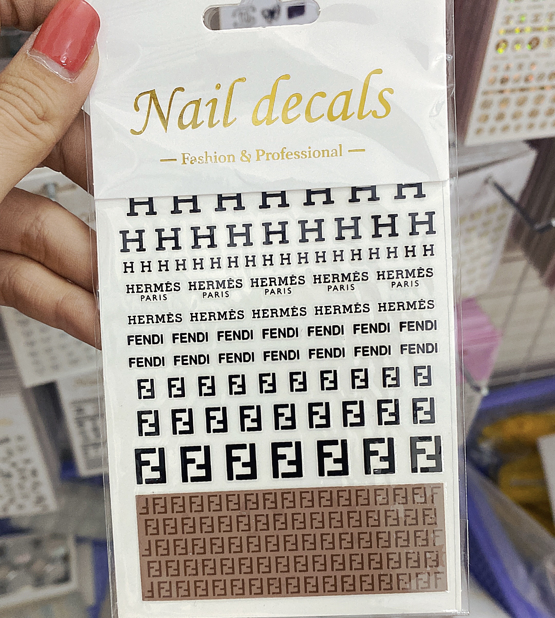 Sticker mẫu mới dán móng tay - Nail 937