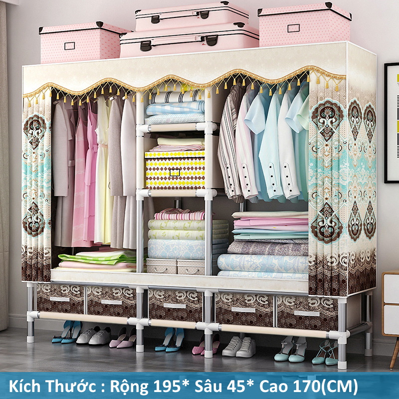 Tủ Solno 18mm khổ 1m95 có ngăn kéo