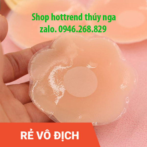 Miếng dán silicon dán nhũ hoa, dán ti, dán ngực 10 miếng