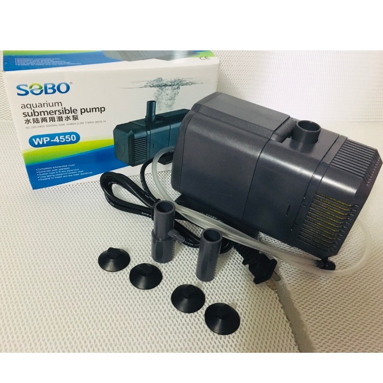 [Hoàn Tiền 10%]Máy Bơm SOBO WP 4550 (50W 3600L/H)  Dành Cho Hồ Cá Cảnh