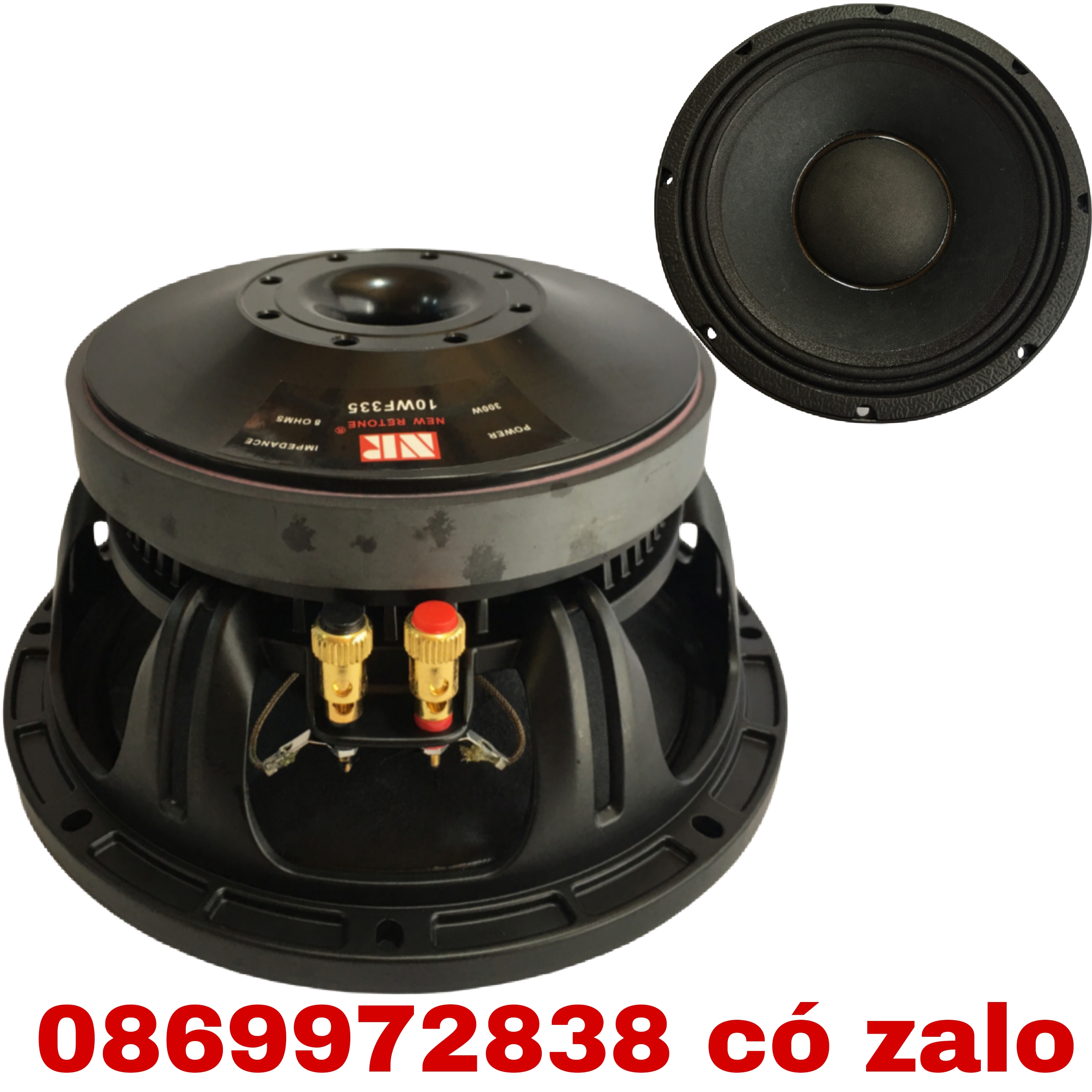 LOA BASS 25 NR TỪ 190 CÔN 75 XƯƠNG NHÔM - MÃ 10WWF335 - GIÁ HAI LOA