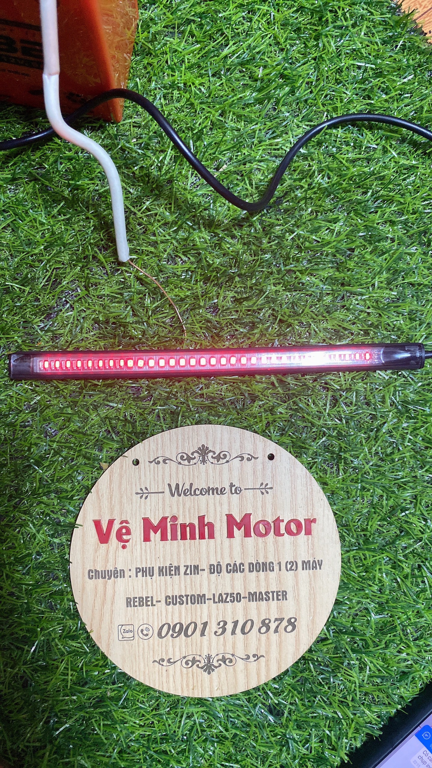 Dây led tích hợp xi nhan đèn hậu cafe racer classic