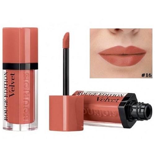 Son kem Bourjois Rouge Edition Velvet (Màu 16 - Honey Mood) 7.7ml