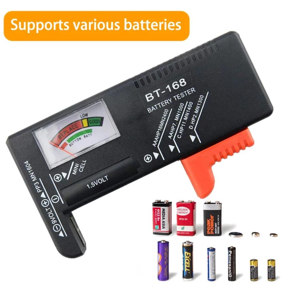 Dụng cụ kiểm tra tình trạng pin 1.5v và 9v