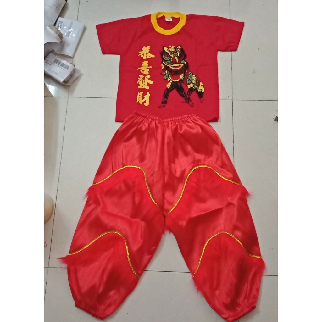 Áo múa lân cho trẻ em (có phân loại size )