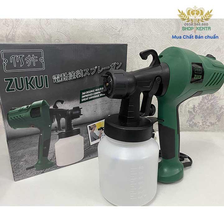 MÁY PHUN SƠN ĐIỆN ZUKUI 400W - 800ML