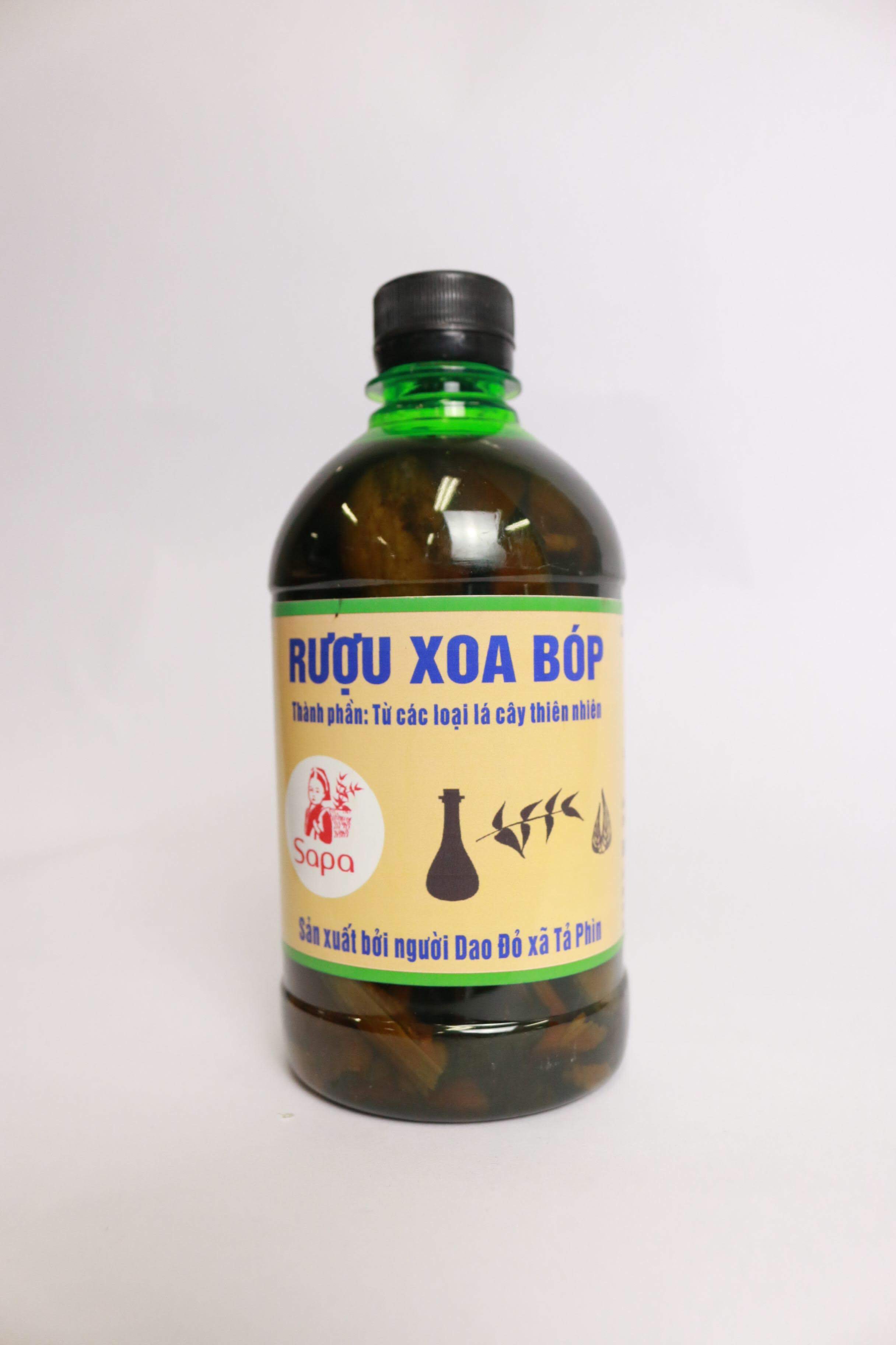 Ruou xoa bóp thảo dược người Dao Đỏ Sapa tốt cho cơ khớp