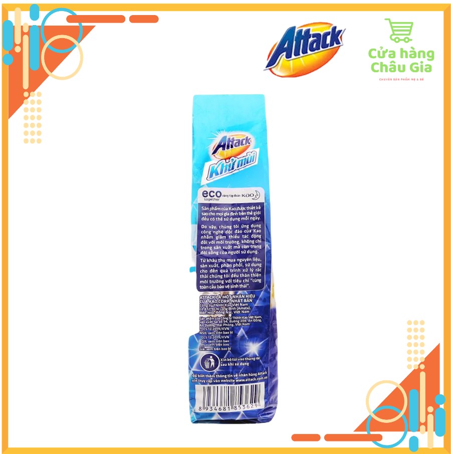 COMBO 5 GÓI 720Gr BỘT GIẶT ATTACK THƯƠNG HIỆU NHẬT BẢN.