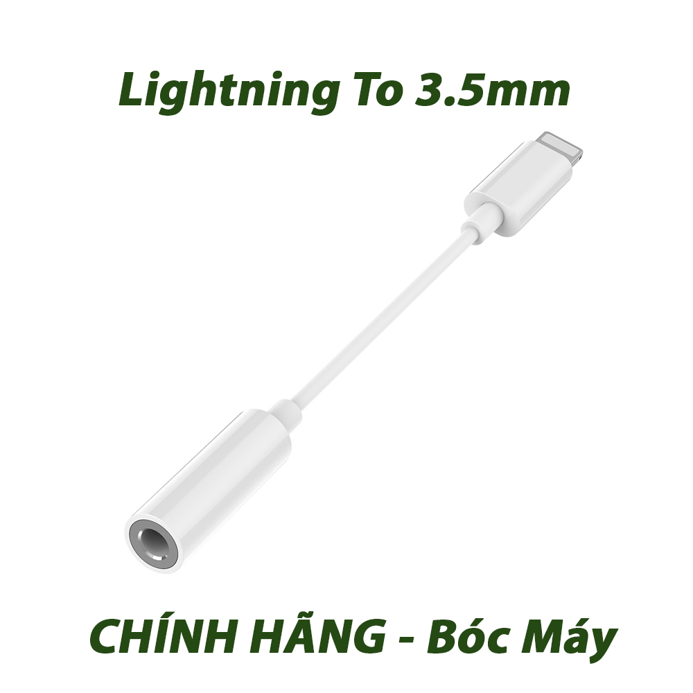 Jack Chuyển Cổng Lightning Sang 3.5mm iPhone Zin Bóc Máy