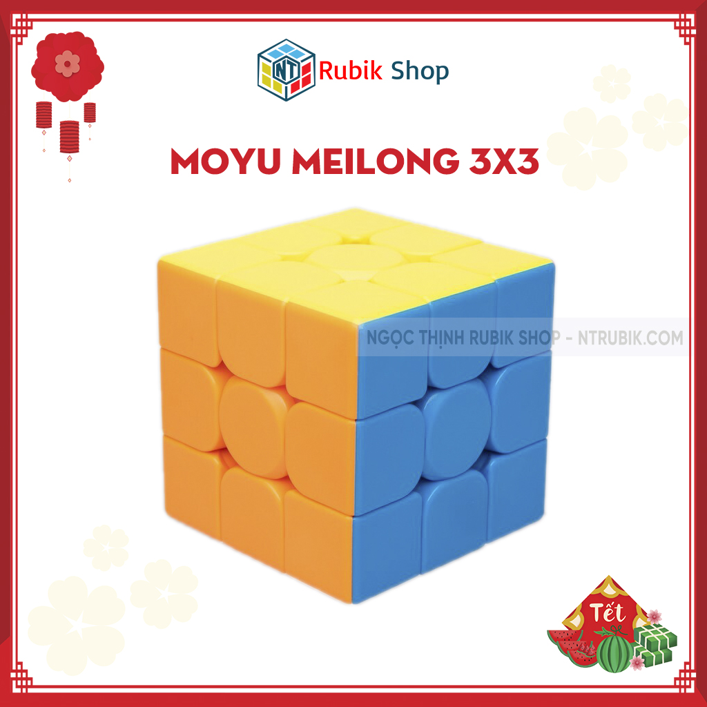 [Rubik Giá rẻ] Rubik 3x3x3 Meilong 3c Stickerless Giá rẻ