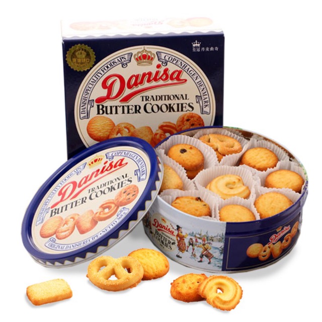 [HCM] Bánh quy bơ Danisa hộp thiếc 681g (kèm túi xách)