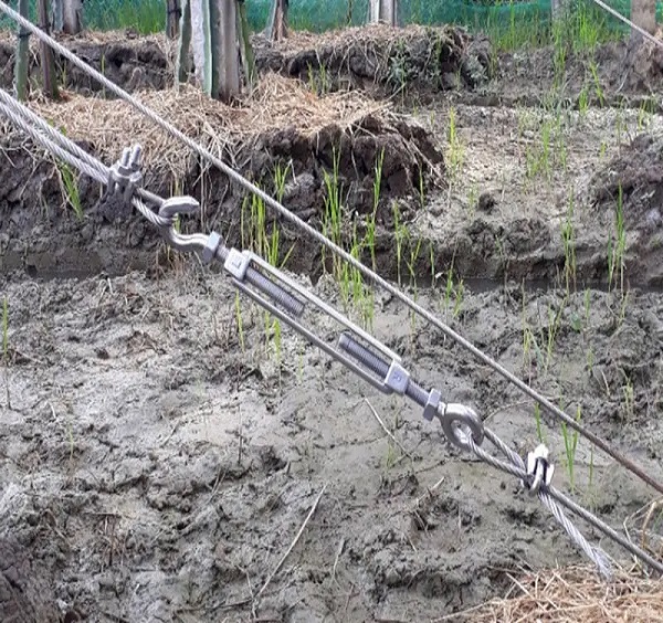 Bộ 2 Tăng Đơ Cáp Thép 2 Đầu, Lắp Ty Ren M8