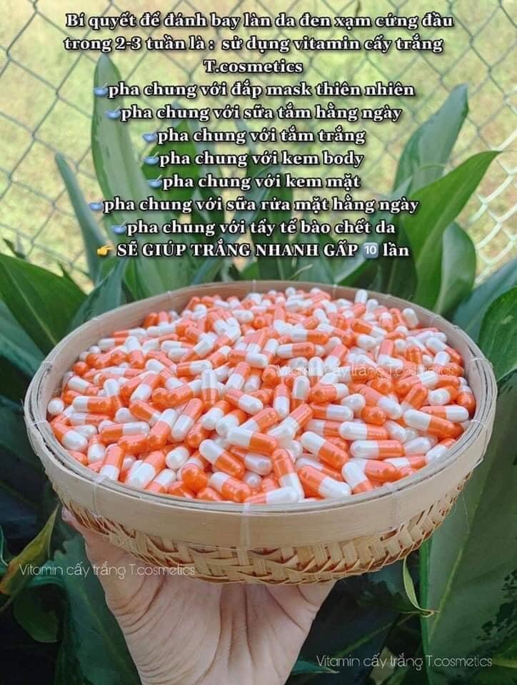 Vitamin cấy trắng da 10 viên