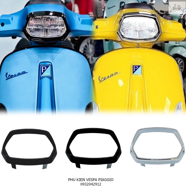 Viền Đèn Pha Vespa Sprint Mẫu Led 2 Tầng