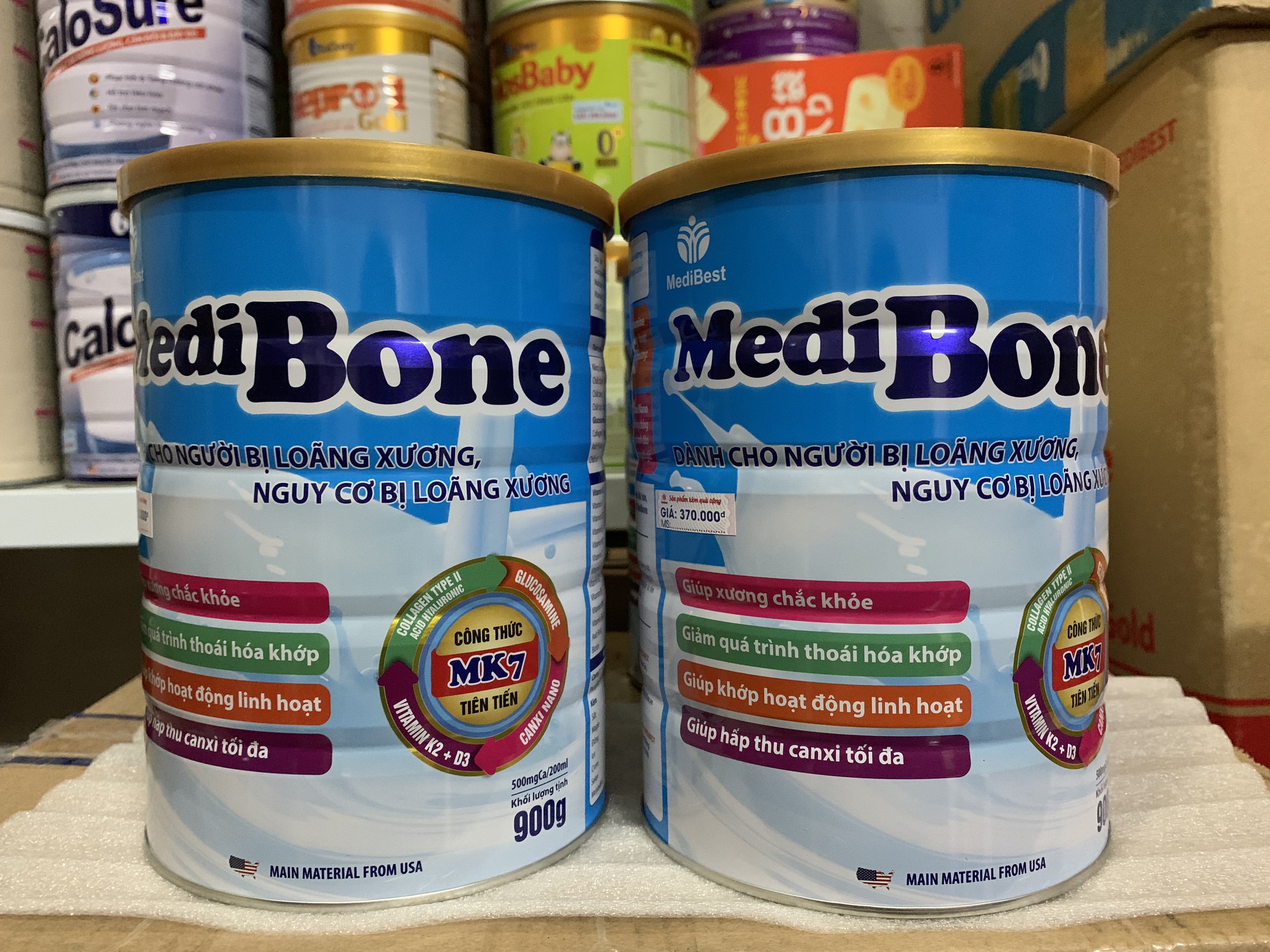 Sữa Bột Chillax Canxi Medibone 900g
