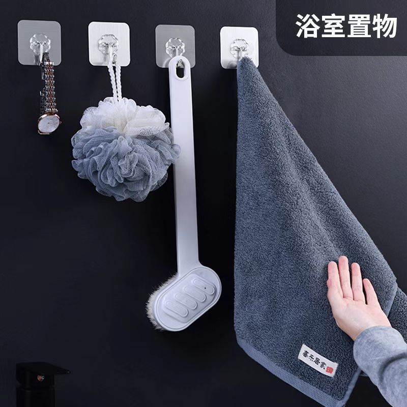 Wall hooks wall mounted free punch hook clothes paste suction head bearing marker price đỡ studs viscose strong adhesive hook hook