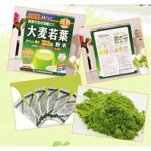 [Grass Barley] Bột Mầm Lúa Mạch Non Cải Thiện Tiêu Hóa Nhật Bản - 1 gói
