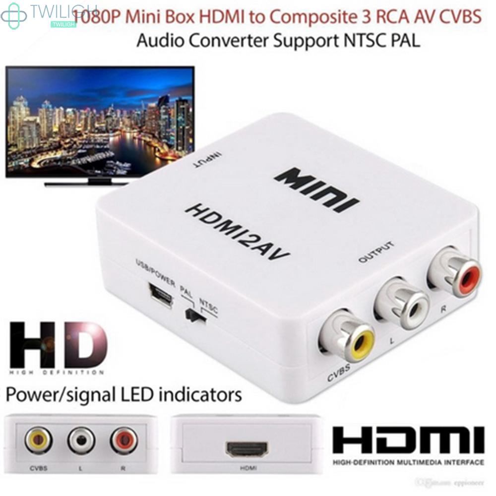 [HCM]Bộ Chuyển Tín Hiệu HDMI Ra AV Full HD 1080P ( HDMI to AV )