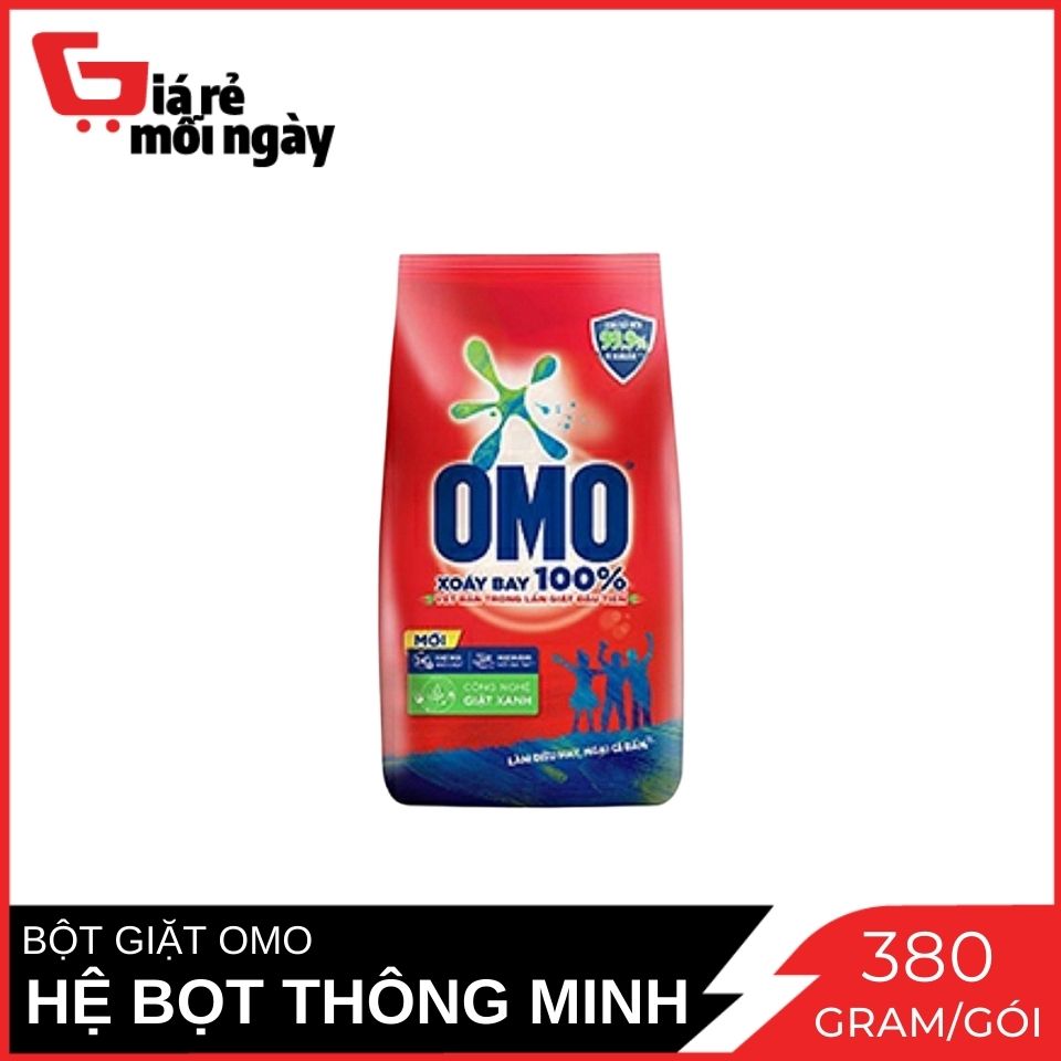Bột Giặt Omo Hệ Bọt Thông Minh Gói 380G