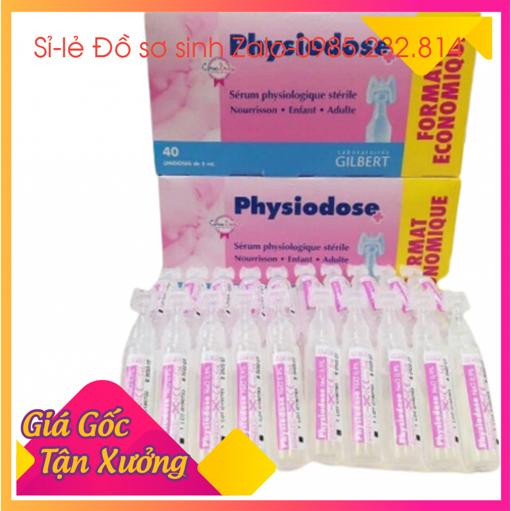 Fysoline - Nước muối sinh lý Pháp - Vệ sinh mắt, mũi, miệng cho bé