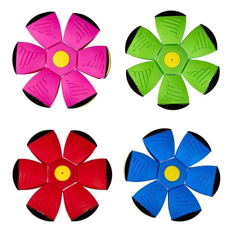 (CÓ VIDEO) Đồ chơi bóng ném biến hình đĩa bay UFO CÓ ĐÈN