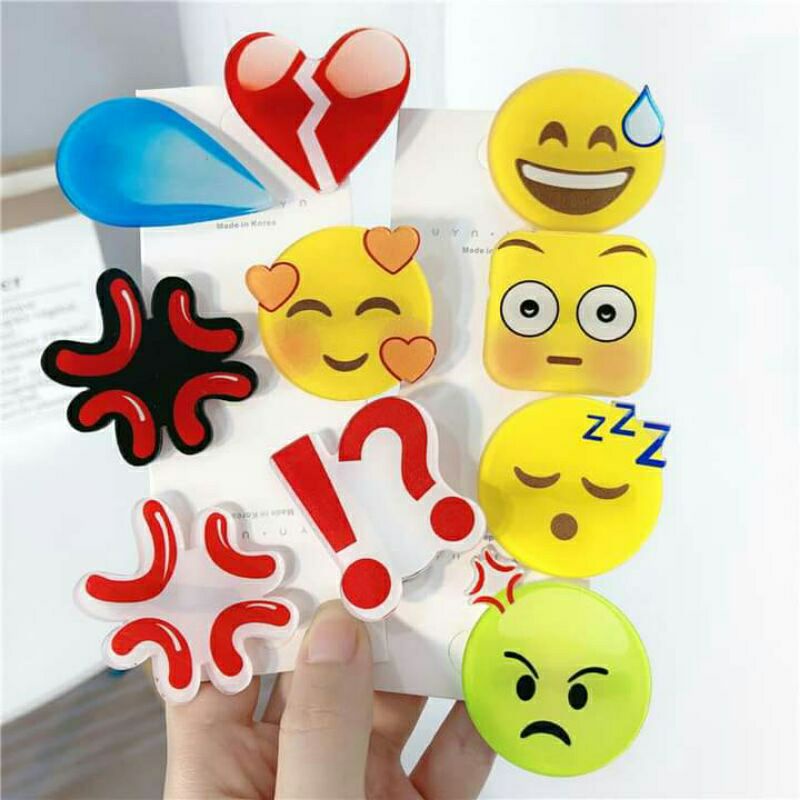 KẸP CÀI TÓC ICON CẢM XÚC