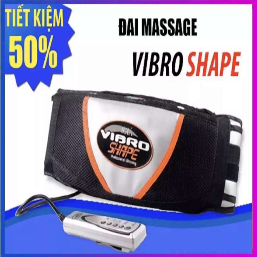 Đai mỡ bụng - đai massage vibro shape usa, đai massage giảm mỡ bụng nóng & rung vibro shape, công nghệ quấn nóng, hiệu quả cao.