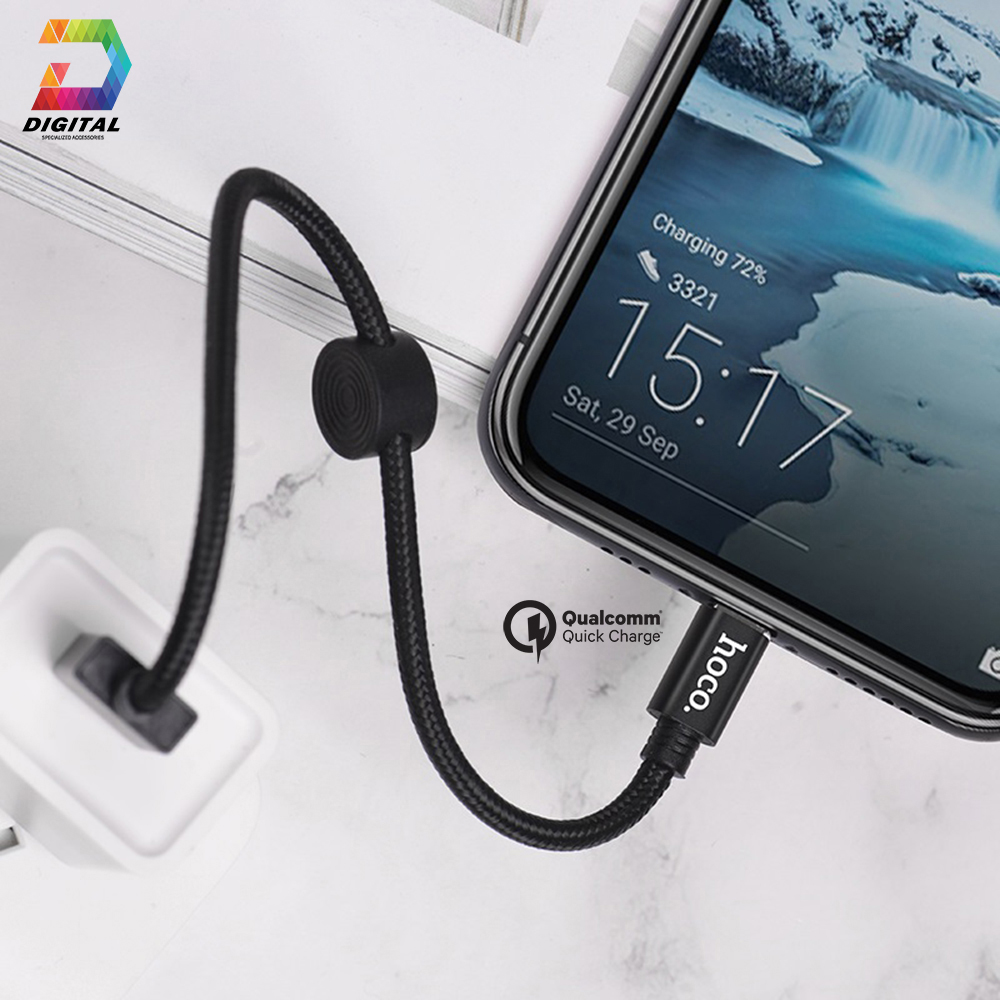 Cáp Sạc Nhanh Hoco X35 Chính Hãng Dài 25CM ( TypeC - Micro - Lightning )