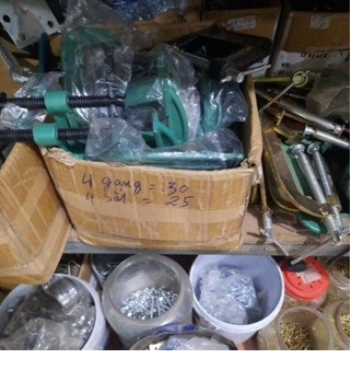 VAM , CẢO CHỮ C KẸP GỖ ( ĐỦ SỐ 2 - 6)