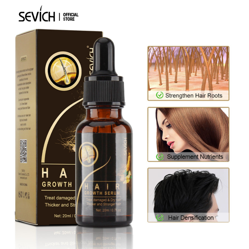 SEVICH Ginger Hair Growth Serum Anti-Hair Loss Essence 20ml | Lazada