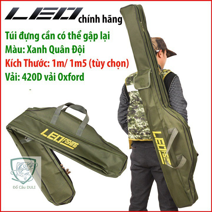 Túi đựng cần câu leo fishing 2 ngăn chính 1 ngăn phụ tdc-3