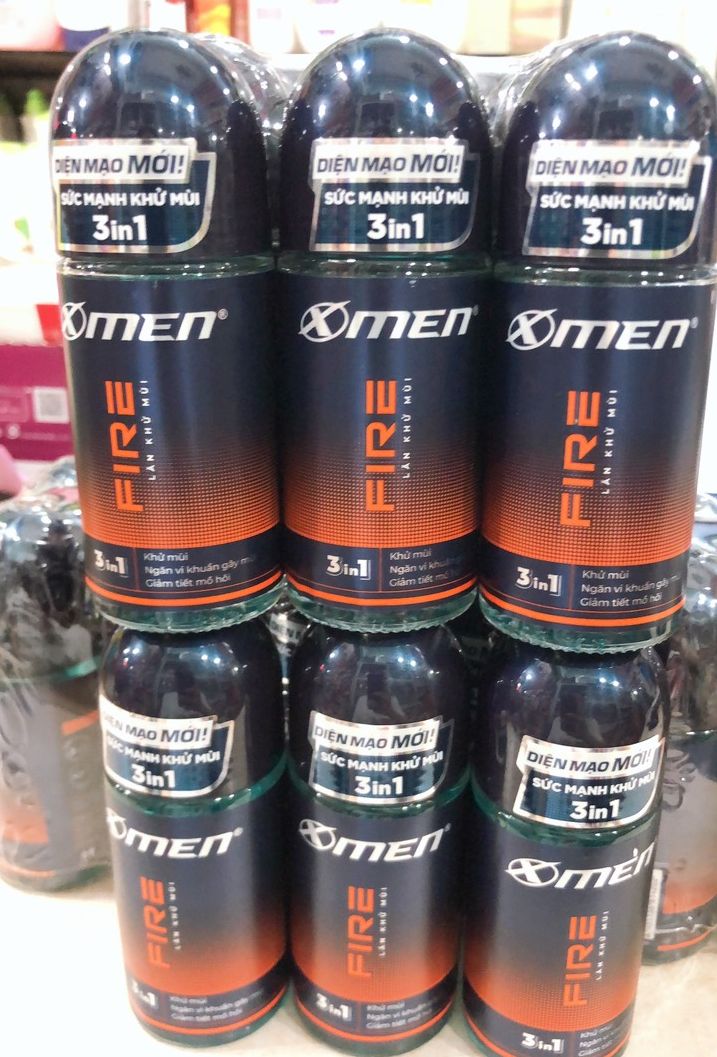 [HCM]Lăn khử mùi X-Men Fire chai 50ml