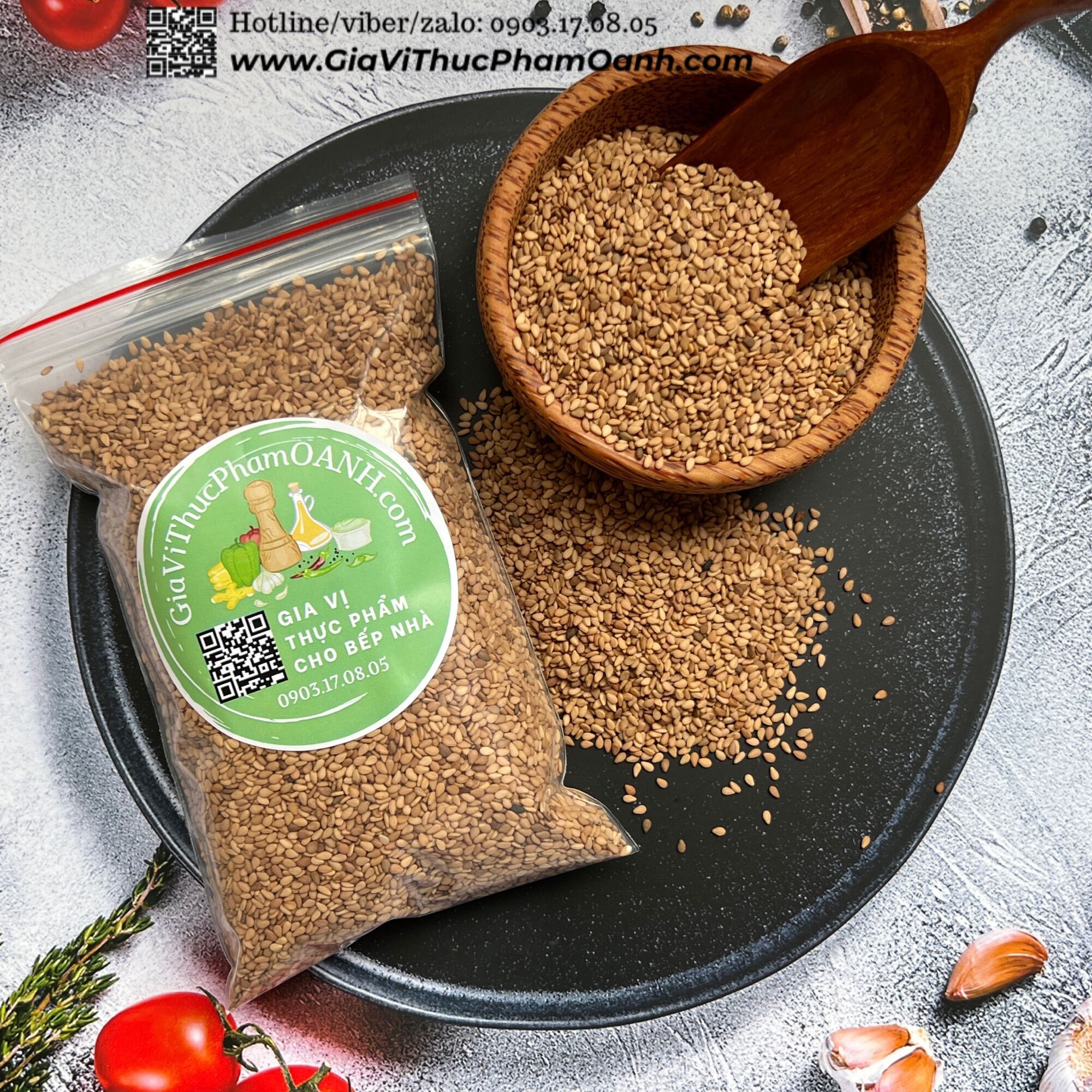 Mè/vừng vàng còn vỏ(từ 100gr)