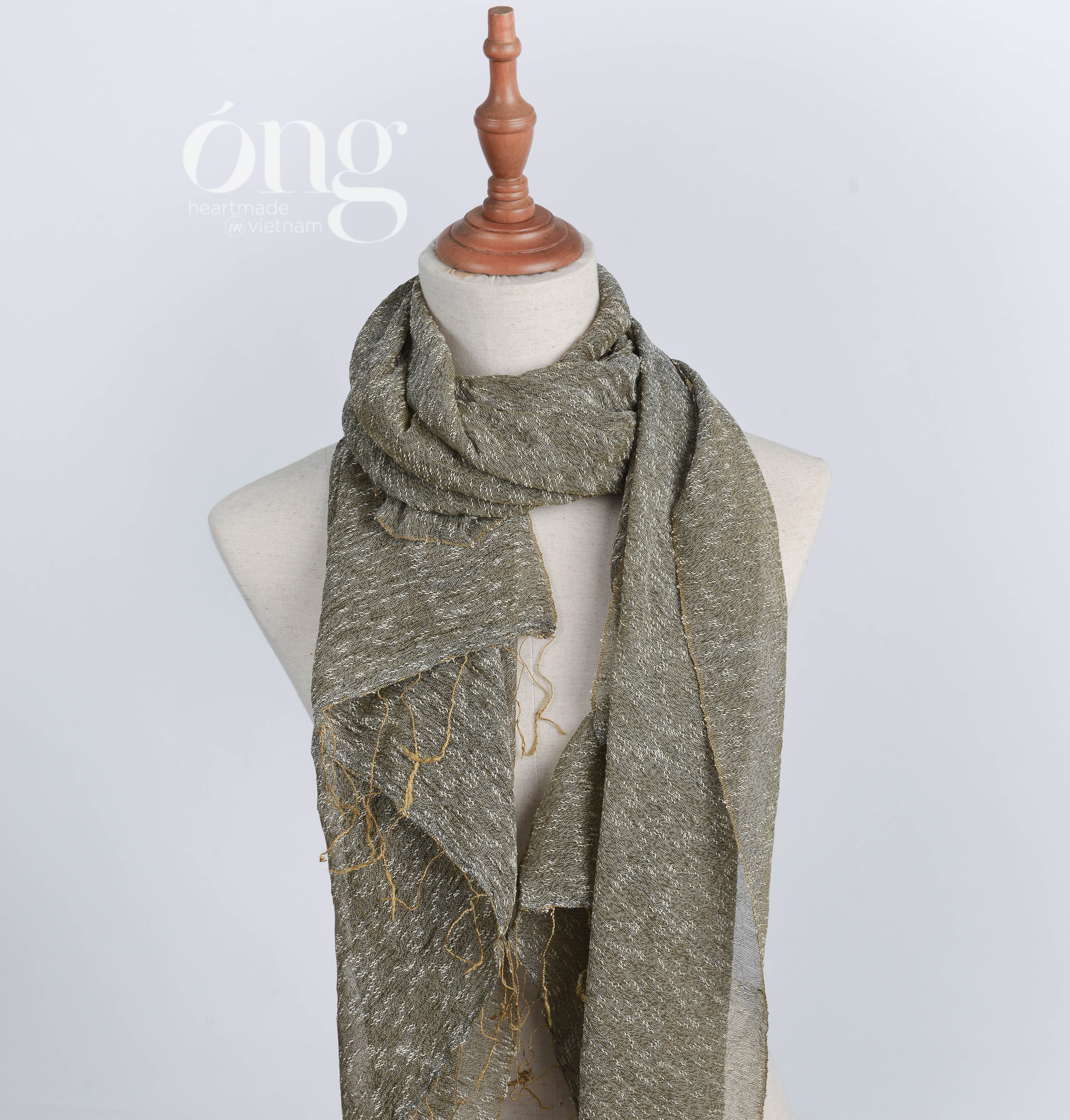 Khăn choàng cổ nữ Silk - Cotton
