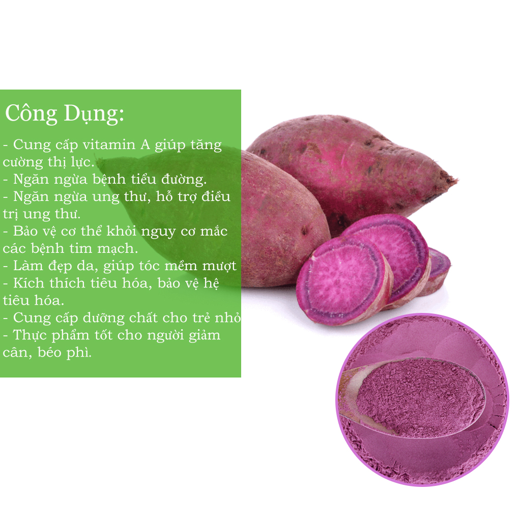 Bột khoai lang tím nguyên chất 100g