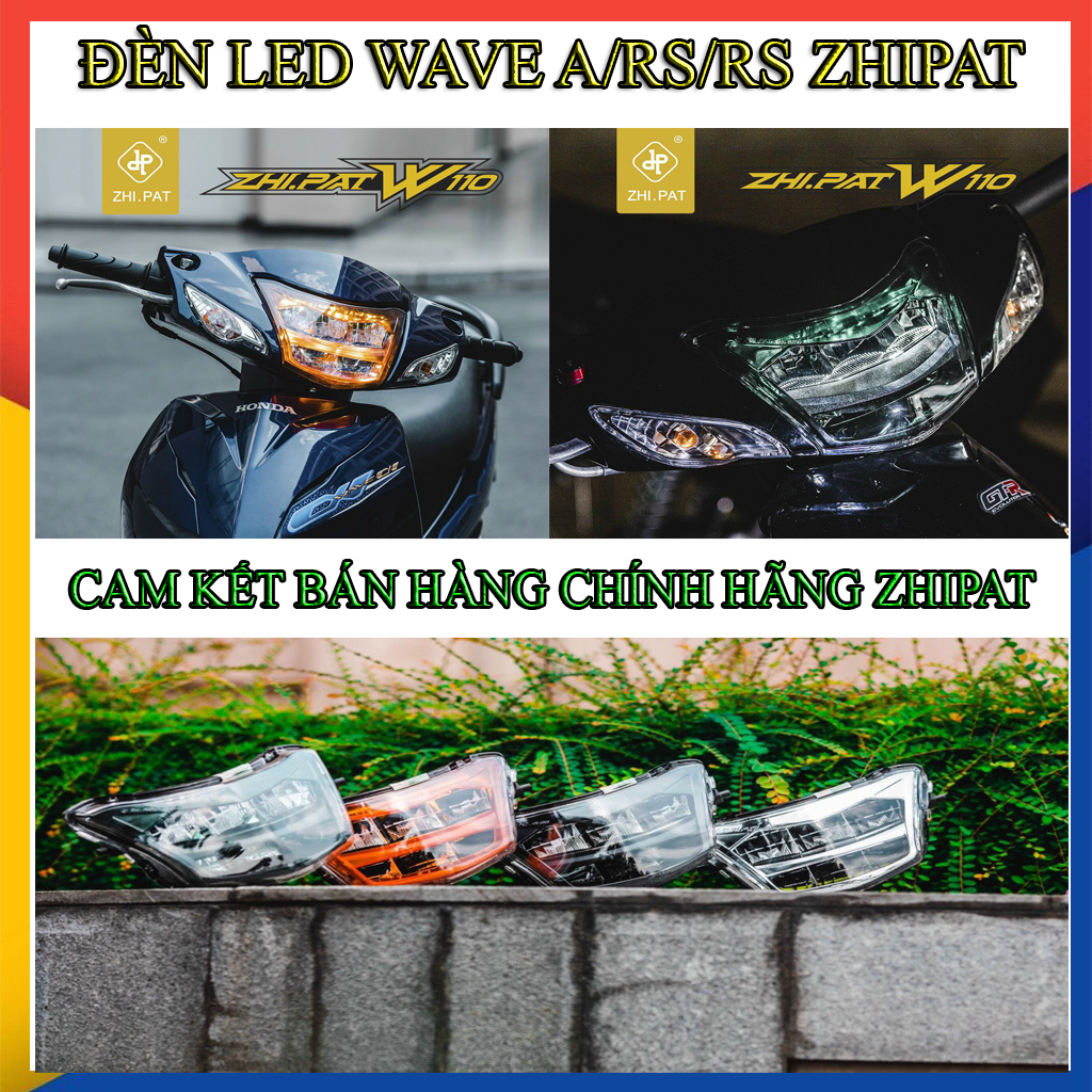 ĐÈN LED WAVE ZHIPAT CHÍNH HÃNG CHO WAVE A/S / RS MỚI ( BẢN VER 2020)