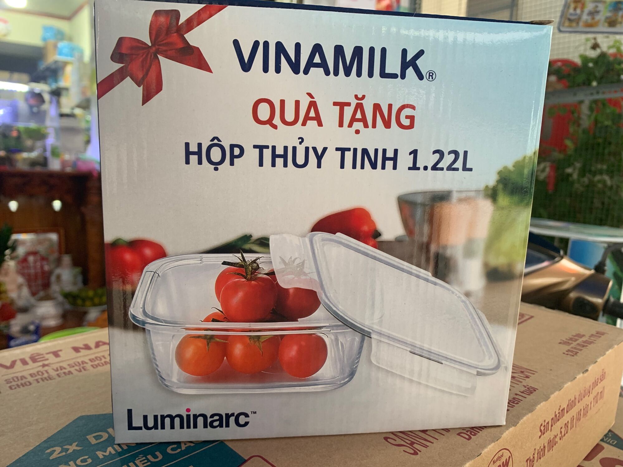 Hộp thuỷ tinh chịu nhiệt Luminarc 1.22L