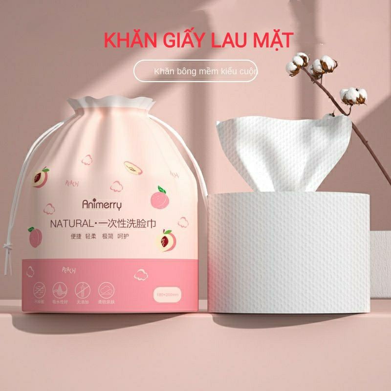 Khăn vải khô đa năng lau mặt animerry