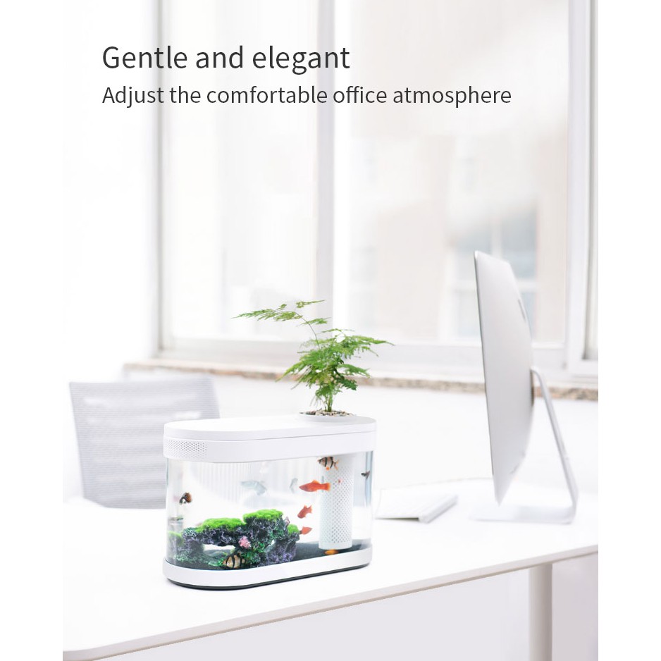 Bể cá thông minh XIAOMI Descriptive Geometry Amphibious Ecological Lazy Fish Tank