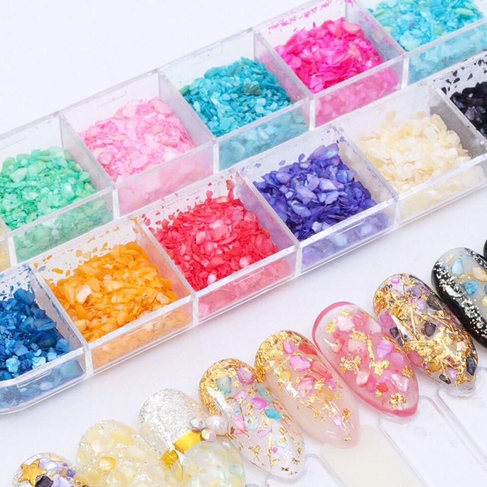 Bột Kim Tuyến 3D Trang Trí Móng Tay