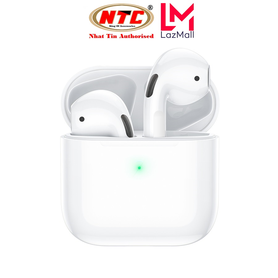 Tai nghe Bluetooth TWS mini Hoco EW03 V5.0, hỗ trợ định vị, popup, đổi tên, cảm ứng chạm (Trắng) - Nhat Tin Authorised Store