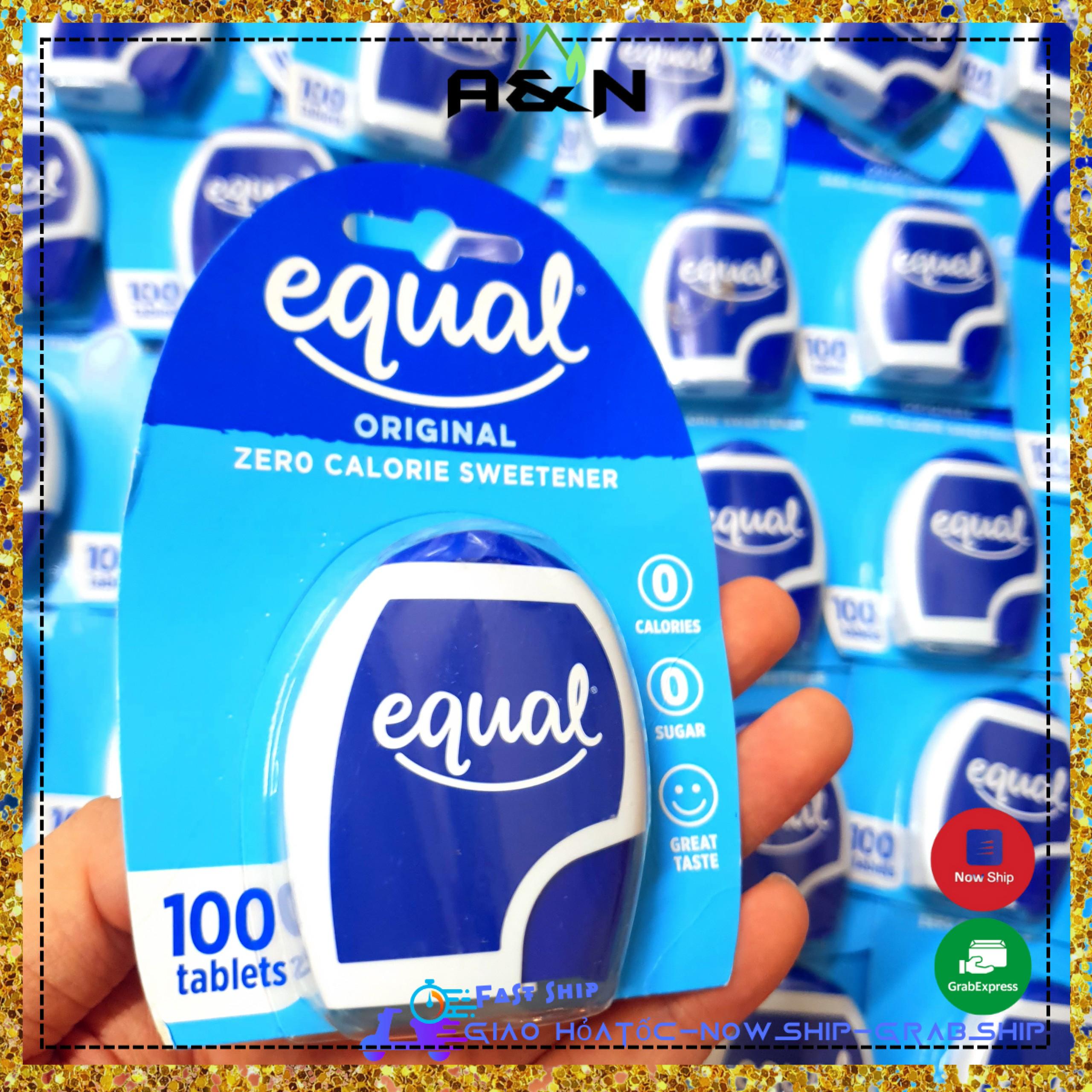 Equal viên nén tạo ngọt thay thế đường 0 calo - 100 viên