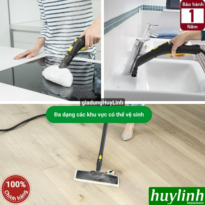 [Trả góp 0%]Máy vệ sinh bằng hơi nước Karcher SC2 Easyfix -  Made in Đức