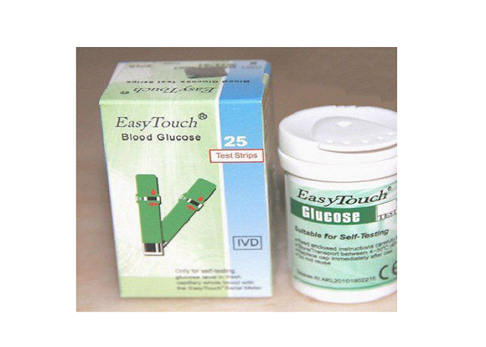 Que Thử Tiểu Đường Cho Máy Đo Easy Touch GCU ET322 (25 Que)