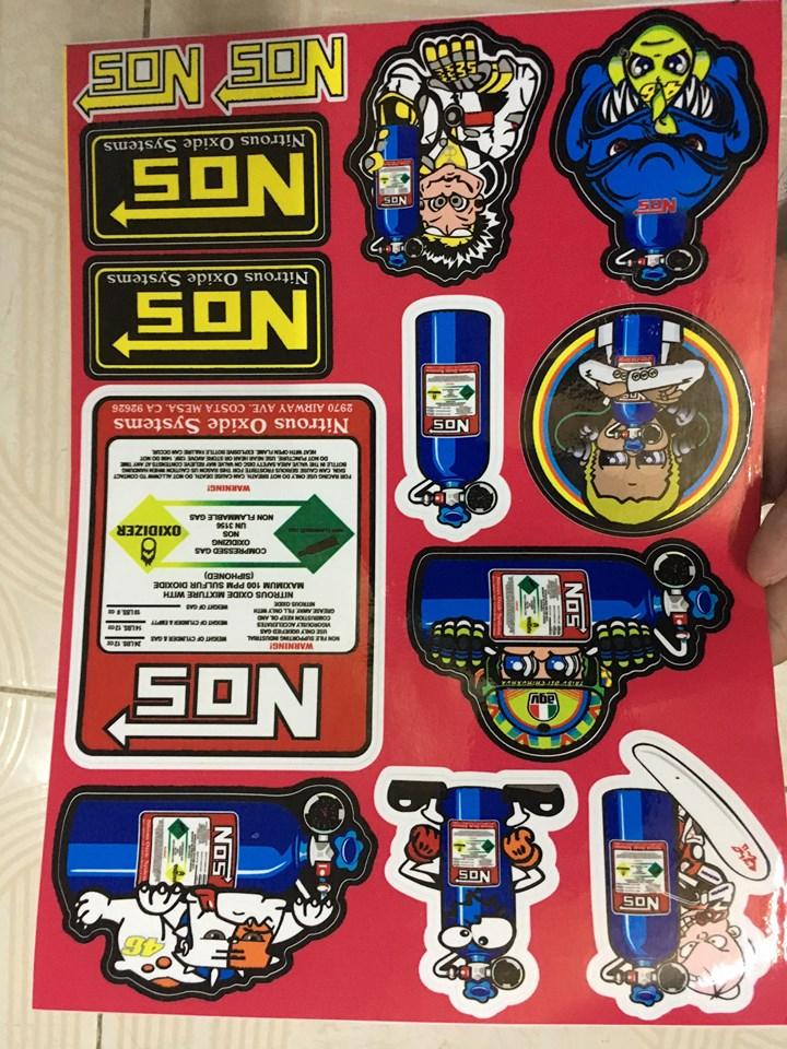 Combo 2 sét tem logo