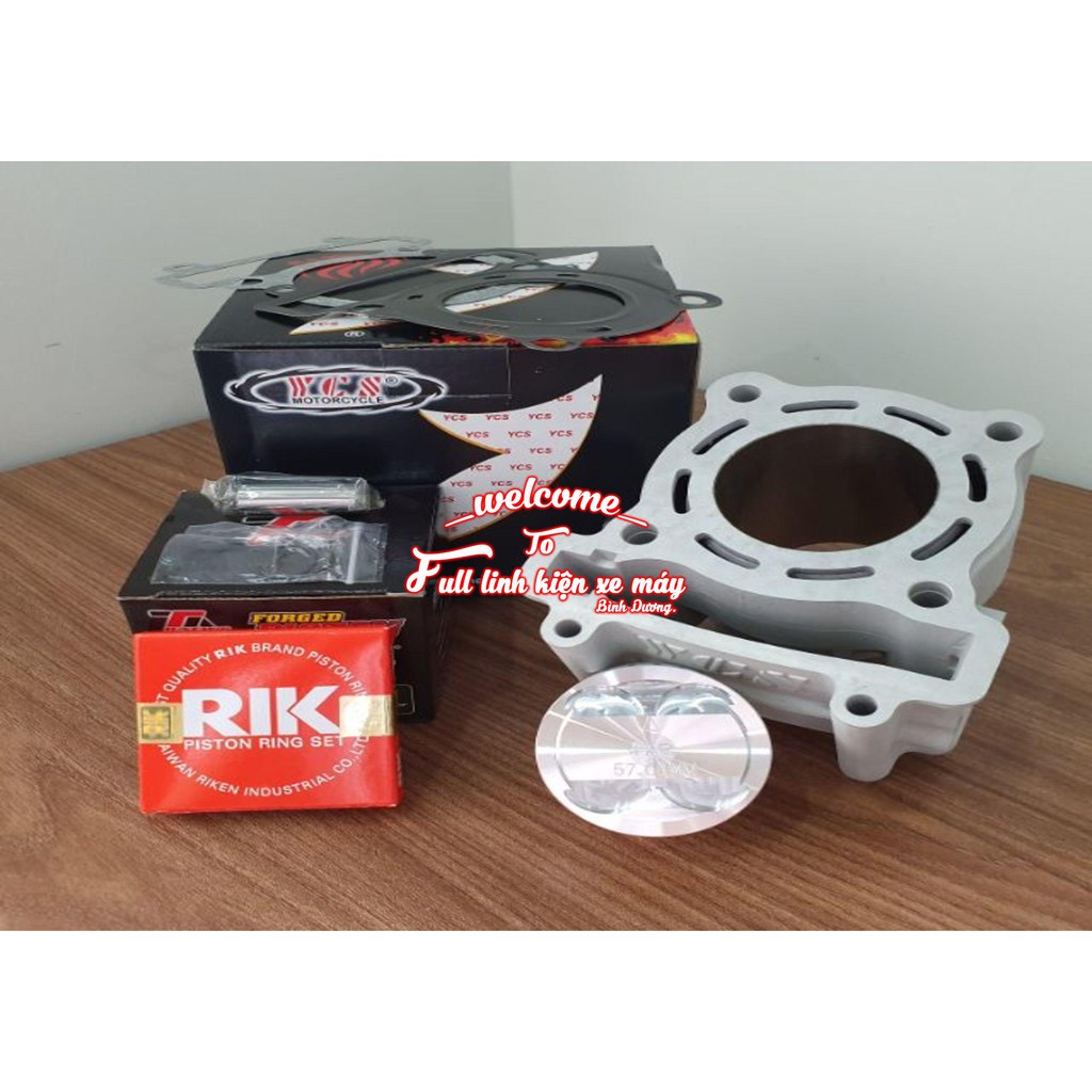 Lòng Kiếng Ycs 57Mm + Trái Piston Nén Fjn Dành Cho Exciter Các Đời