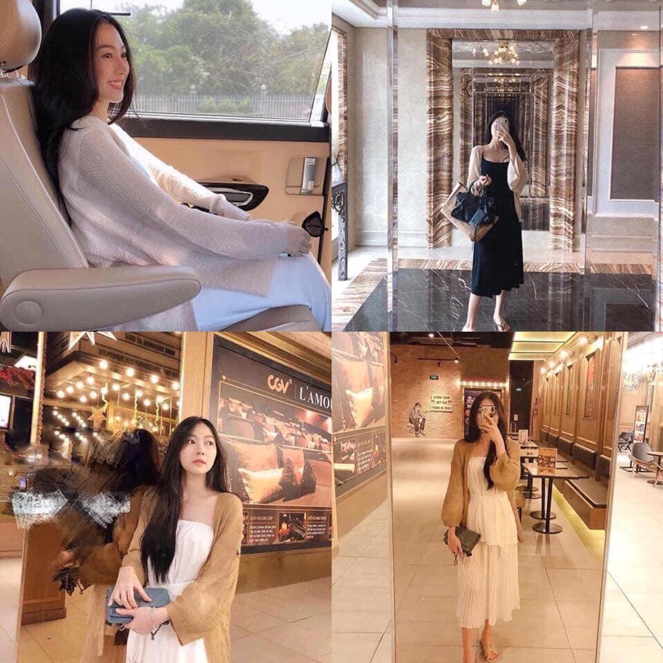 [MeBeBin] Áo Khoác Cardigan Len Mỏng Sang Chảnh