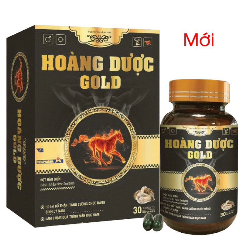 Hoàng Dược Gold, hỗ trợ bổ thận, tăng cường chức năng sinh lý nam