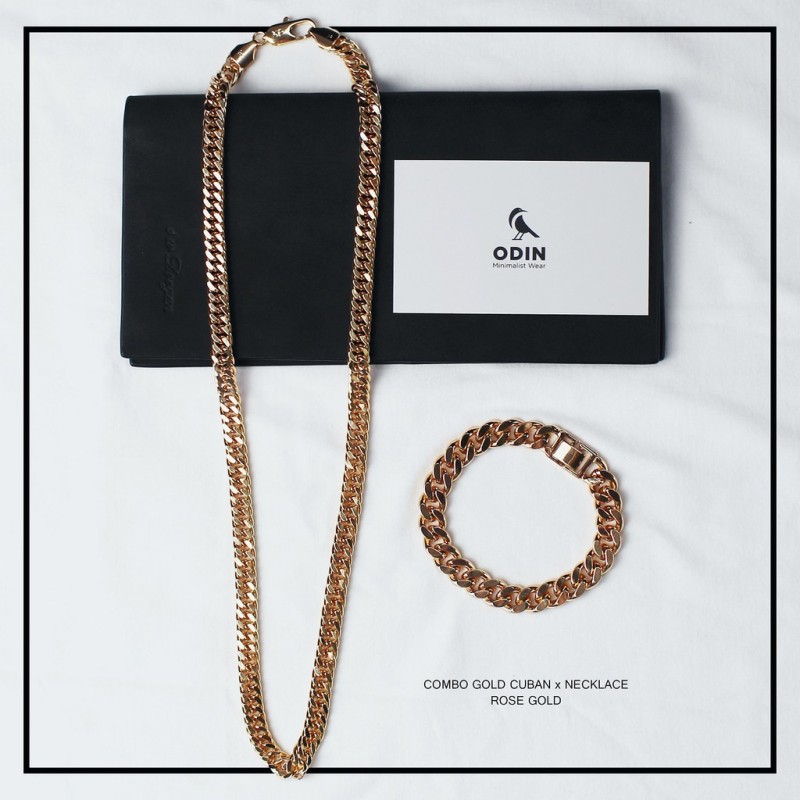 Dây chuyền - Vòng tay mạ vàng 18k - Rose Gold