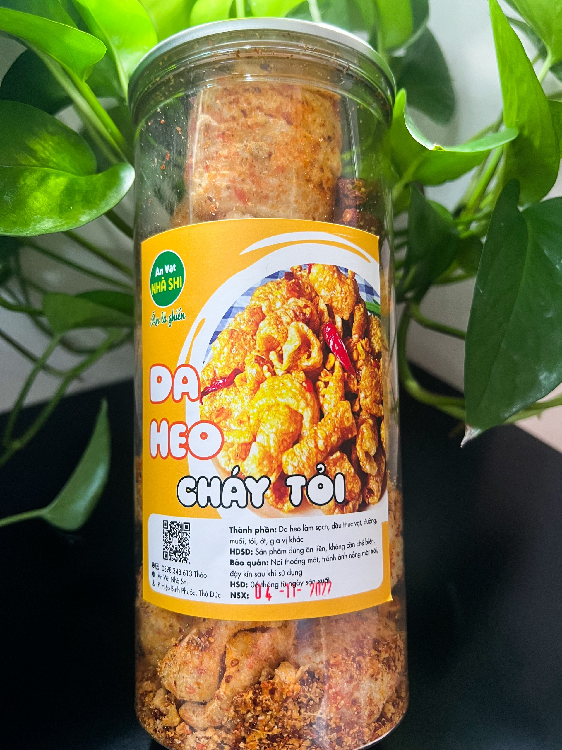 Da Heo Cháy Tỏi Hủ 200g